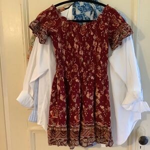 Floral Band of Gypsies Dress XS
